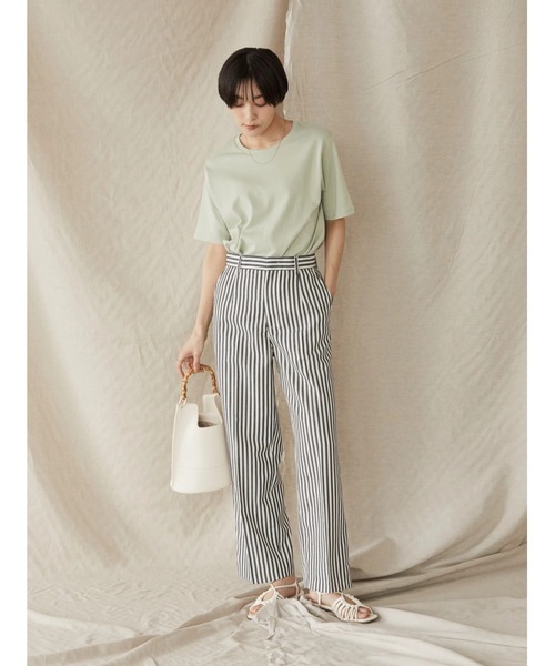 AMERICAN HOLIC（アメリカンホリック）の「バンブーハンドルバッグ（ハンドバッグ・レディース・アイボリー/ブラック/グリーン・FREE）」の7枚目の写真