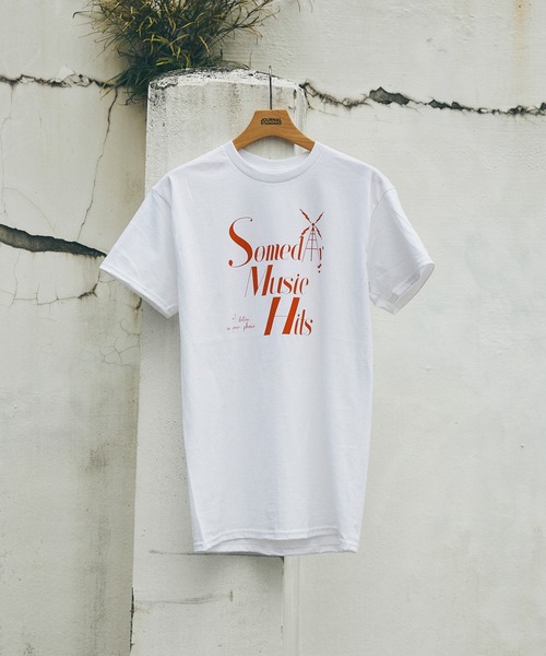 JOURNAL STANDARD(ジャーナルスタンダード)の「【MISHIMA MART/ミシママート】ミュージック ヒット プリントTシャツ(Tシャツ/カットソー・メンズ・レッド/ブルー/イエロー/ホワイト・MEDIUM/LARGE/X-LARGE)」の7枚目の写真