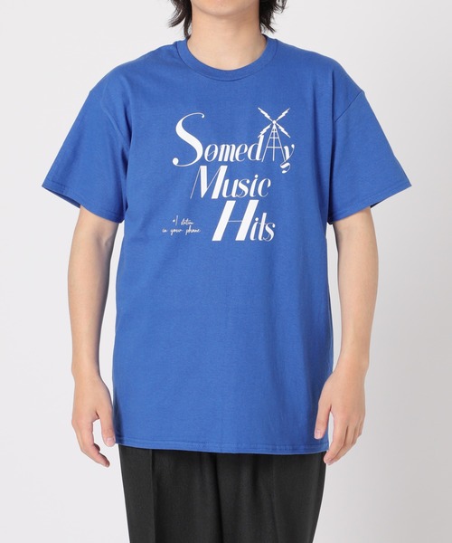 JOURNAL STANDARD(ジャーナルスタンダード)の「【MISHIMA MART/ミシママート】ミュージック ヒット プリントTシャツ(Tシャツ/カットソー・メンズ・レッド/ブルー/イエロー/ホワイト・MEDIUM/LARGE/X-LARGE)」の14枚目の写真