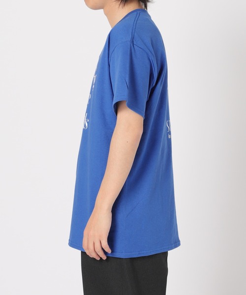 JOURNAL STANDARD(ジャーナルスタンダード)の「【MISHIMA MART/ミシママート】ミュージック ヒット プリントTシャツ(Tシャツ/カットソー・メンズ・レッド/ブルー/イエロー/ホワイト・MEDIUM/LARGE/X-LARGE)」の15枚目の写真