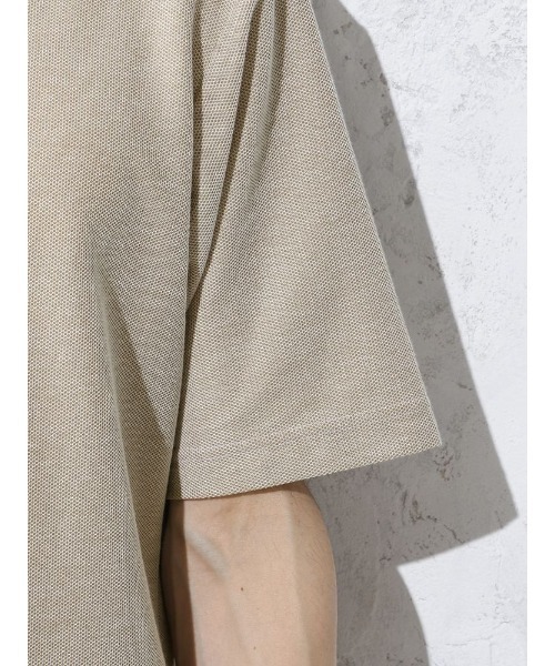 Perfect Suit FActory（パーフェクトスーツファクトリー）の「【サステナブル】前開きビズポロシャツ　ホワイト/ブラック/ベージュ/ネイビー（ポロシャツ・メンズ・ブラック/ホワイト/ネイビー/ベージュ・S/L/LL/M）」の9枚目の写真