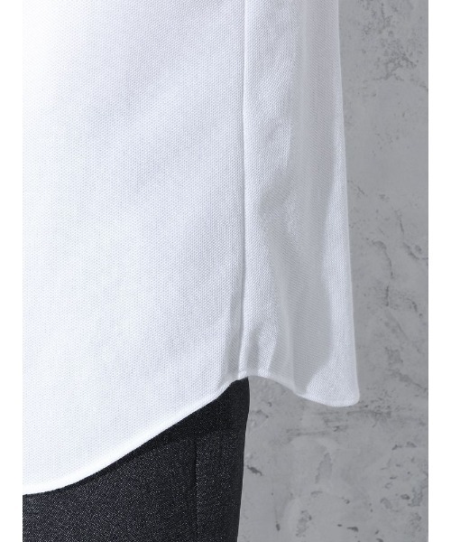 Perfect Suit FActory（パーフェクトスーツファクトリー）の「【サステナブル】前開きビズポロシャツ　ホワイト/ブラック/ベージュ/ネイビー（ポロシャツ・メンズ・ブラック/ホワイト/ネイビー/ベージュ・S/L/LL/M）」の18枚目の写真