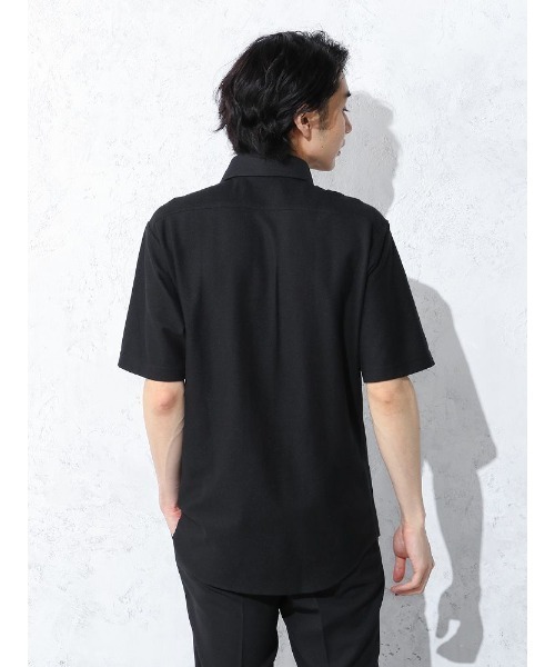 Perfect Suit FActory（パーフェクトスーツファクトリー）の「【サステナブル】前開きビズポロシャツ　ホワイト/ブラック/ベージュ/ネイビー（ポロシャツ・メンズ・ブラック/ホワイト/ネイビー/ベージュ・S/L/LL/M）」の22枚目の写真