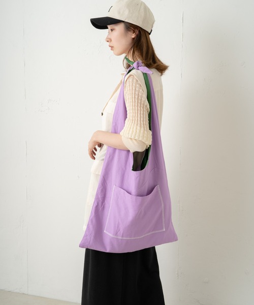 Kastane（カスタネ）の「リバーシブルカラートート（トートバッグ・レディース・グリーン・FREE）」の8枚目の写真