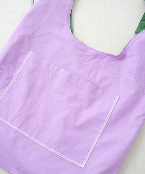 Kastane（カスタネ）の「リバーシブルカラートート（トートバッグ・レディース・グリーン・FREE）」の7枚目の写真