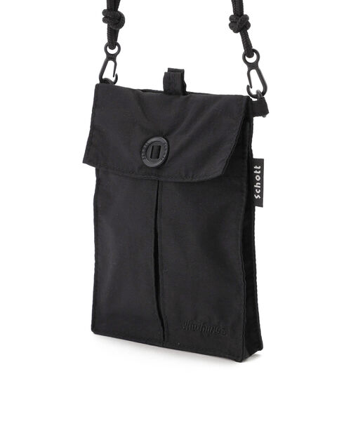 WILD THINGS（ワイルドシングス）の「Schott x WILD THINGS /ショット×ワイルドシングス　 CARGO POCKET SACOSH カーゴ ポケットサコッシュ（ショルダーバッグ・メンズ・ブラック/グレー/オリーブ・FREE）」の7枚目の写真