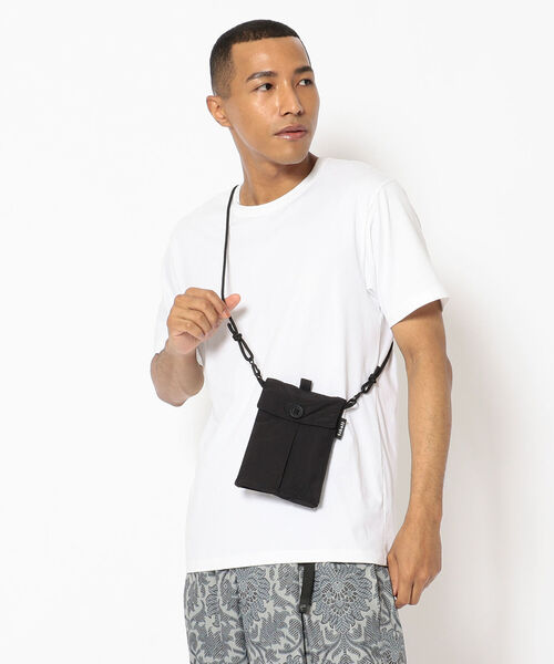 WILD THINGS（ワイルドシングス）の「Schott x WILD THINGS /ショット×ワイルドシングス　 CARGO POCKET SACOSH カーゴ ポケットサコッシュ（ショルダーバッグ・メンズ・ブラック/グレー/オリーブ・FREE）」の8枚目の写真