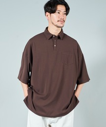 ADPOSION | 梨地ビッグシルエットポロシャツ(ポロシャツ)