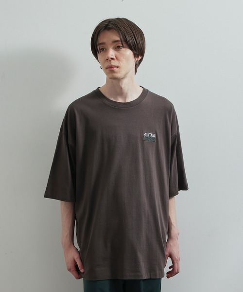 JUNRED（ジュンレッド）の「MONTANA  BIGTシャツ（Tシャツ/カットソー・メンズ・ホワイト/チャコールグレー/グリーン・S/M/L）」の7枚目の写真