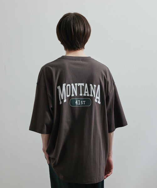JUNRED（ジュンレッド）の「MONTANA  BIGTシャツ（Tシャツ/カットソー・メンズ・ホワイト/チャコールグレー/グリーン・S/M/L）」の13枚目の写真