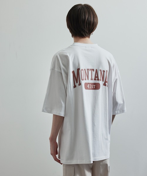 JUNRED（ジュンレッド）の「MONTANA  BIGTシャツ（Tシャツ/カットソー・メンズ・ホワイト/チャコールグレー/グリーン・S/M/L）」の16枚目の写真