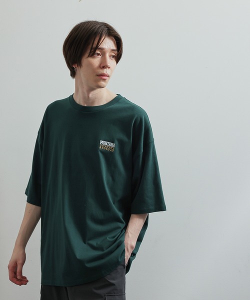 JUNRED（ジュンレッド）の「MONTANA  BIGTシャツ（Tシャツ/カットソー・メンズ・ホワイト/チャコールグレー/グリーン・S/M/L）」の22枚目の写真