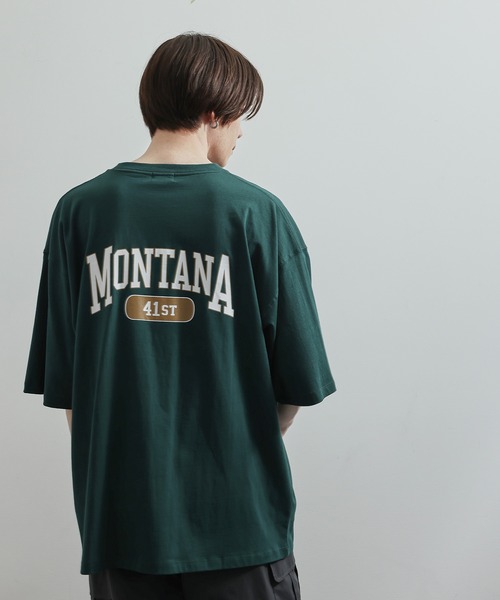 JUNRED（ジュンレッド）の「MONTANA  BIGTシャツ（Tシャツ/カットソー・メンズ・ホワイト/チャコールグレー/グリーン・S/M/L）」の8枚目の写真