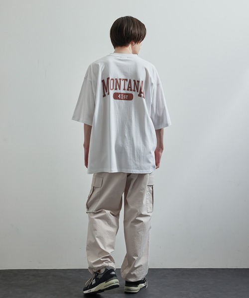 JUNRED（ジュンレッド）の「MONTANA  BIGTシャツ（Tシャツ/カットソー・メンズ・ホワイト/チャコールグレー/グリーン・S/M/L）」の20枚目の写真