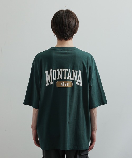 JUNRED（ジュンレッド）の「MONTANA  BIGTシャツ（Tシャツ/カットソー・メンズ・ホワイト/チャコールグレー/グリーン・S/M/L）」の18枚目の写真