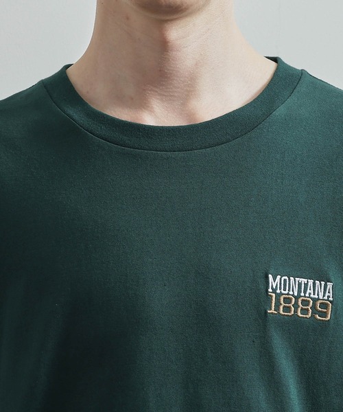 JUNRED（ジュンレッド）の「MONTANA  BIGTシャツ（Tシャツ/カットソー・メンズ・ホワイト/チャコールグレー/グリーン・S/M/L）」の21枚目の写真