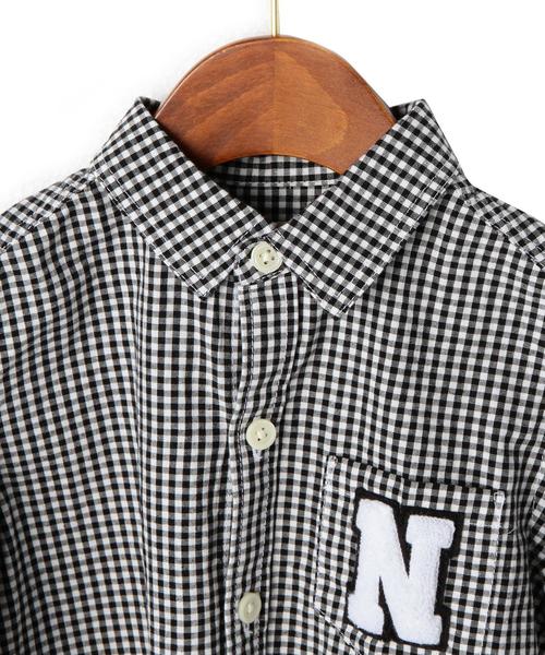 green label relaxing(グリーンレーベルリラクシング)の「サガラ エンブレム シャツKNL◆(シャツ/ブラウス・キッズ・ホワイト/その他1・105/125/95/115)」の4枚目の写真