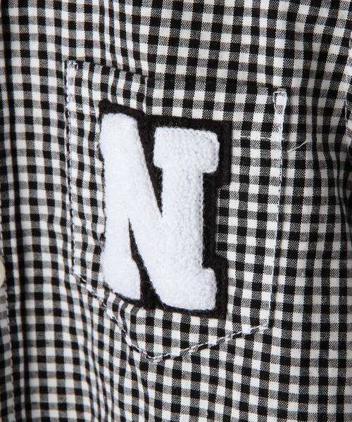 green label relaxing(グリーンレーベルリラクシング)の「サガラ エンブレム シャツKNL◆(シャツ/ブラウス・キッズ・ホワイト/その他1・105/125/95/115)」の7枚目の写真