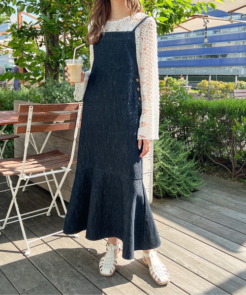 Ambre Ciel(アンブルシエル)の「かぎ針風トップス/【WEB/EC限定商品】(Tシャツ/カットソー・レディース・オフホワイト/アイボリー・FREE)」の4枚目の写真