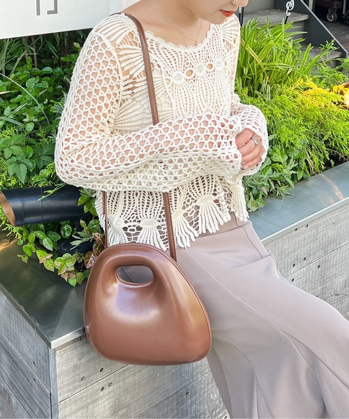 Ambre Ciel(アンブルシエル)の「かぎ針風トップス/【WEB/EC限定商品】(Tシャツ/カットソー・レディース・オフホワイト/アイボリー・FREE)」の9枚目の写真