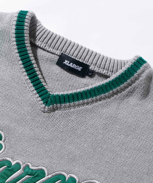 XLARGE（エクストララージ）の「LINE V NECK KNIT（ニット/セーター