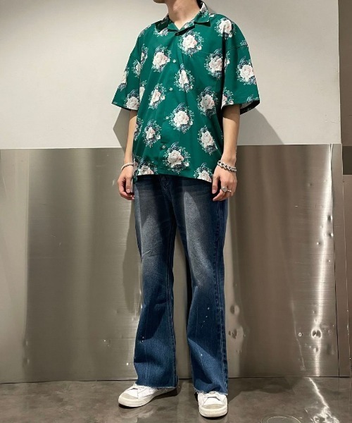 DANKE SCHON（ダンケシェーン）の「DankeSchon/ダンケシェーン/Flared pants/フレアデニム（デニムパンツ・メンズ・ブルー・SMALL/LARGE/MEDIUM）」の4枚目の写真