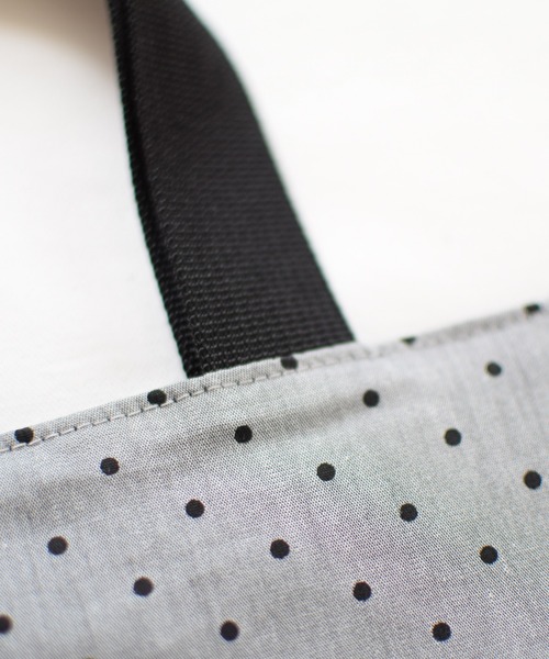 Marient(マリエント)の「ドットおけいこバッグ/サブBAG(トートバッグ・レディース・ブラック/ブルー・FREE)」の8枚目の写真