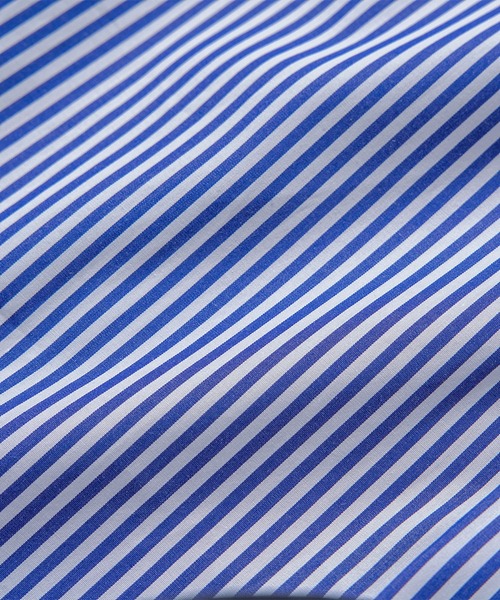 BRICK & SONS(ブリックアンドサンズ)の「リラックスバックプリーツシャツ<ブルーストライプ>(シャツ/ブラウス・メンズ・ネイビー・LL/S/M/L)」の20枚目の写真