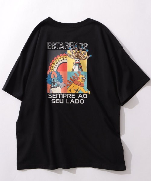 チチカカ（チチカカ）の「【ユニセックス】 カチーナプリントTシャツ【WEB限定】（Tシャツ/カットソー・メンズ・グリーン/ブラック/ホワイト・FREE）」の14枚目の写真