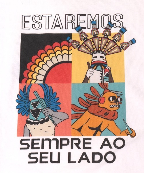 チチカカ（チチカカ）の「【ユニセックス】 カチーナプリントTシャツ【WEB限定】（Tシャツ/カットソー・メンズ・グリーン/ブラック/ホワイト・FREE）」の16枚目の写真