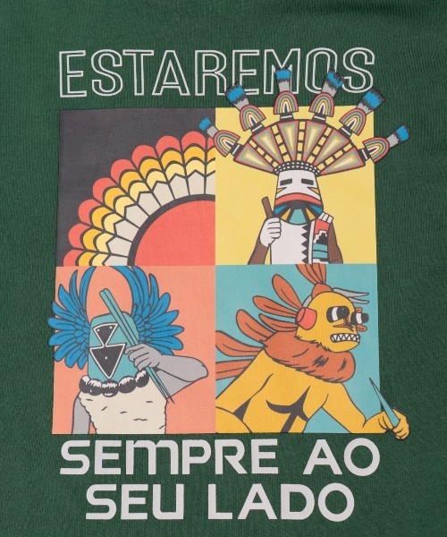 チチカカ（チチカカ）の「【ユニセックス】 カチーナプリントTシャツ【WEB限定】（Tシャツ/カットソー・メンズ・グリーン/ブラック/ホワイト・FREE）」の18枚目の写真