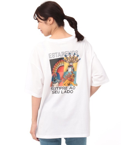 チチカカ（チチカカ）の「【ユニセックス】 カチーナプリントTシャツ【WEB限定】（Tシャツ/カットソー・メンズ・グリーン/ブラック/ホワイト・FREE）」の8枚目の写真