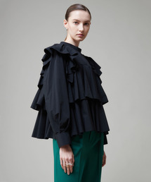 Liesse | エコナイロンフリルブラウス(シャツ/ブラウス)