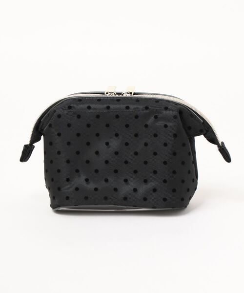 Jewelna Rose（ジュエルナローズ）の「ラウンジアクセサリー がま口ポーチ（ポーチ・レディース・ブラック/ピンクベージュ・FREE）」の13枚目の写真