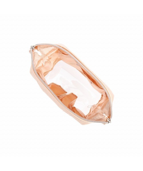 Jewelna Rose（ジュエルナローズ）の「ラウンジアクセサリー がま口ポーチ（ポーチ・レディース・ブラック/ピンクベージュ・FREE）」の12枚目の写真