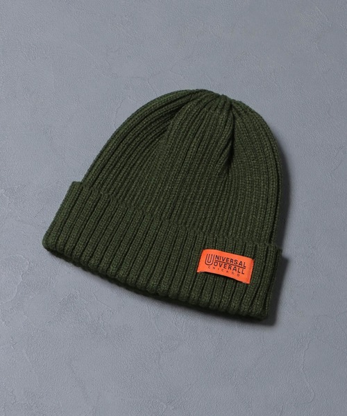 UNIVERSAL OVERALL（ユニバーサルオーバーオール）の「UNIVERSAL OVERALL ニットワッチ（ニットキャップ/ビーニー・メンズ・ブラック/グレー/オフホワイト/ブルー/グリーン・FREE）」の4枚目の写真