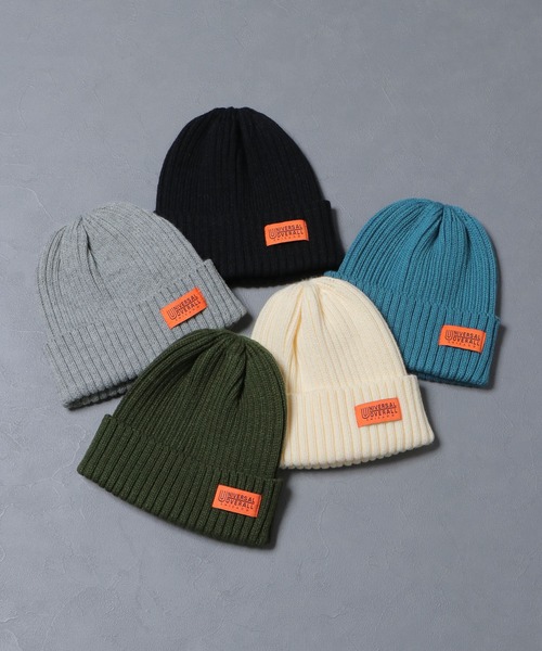 UNIVERSAL OVERALL（ユニバーサルオーバーオール）の「UNIVERSAL OVERALL ニットワッチ（ニットキャップ/ビーニー・メンズ・ブラック/グレー/オフホワイト/ブルー/グリーン・FREE）」の12枚目の写真