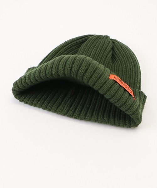 UNIVERSAL OVERALL（ユニバーサルオーバーオール）の「UNIVERSAL OVERALL ニットワッチ（ニットキャップ/ビーニー・メンズ・ブラック/グレー/オフホワイト/ブルー/グリーン・FREE）」の15枚目の写真