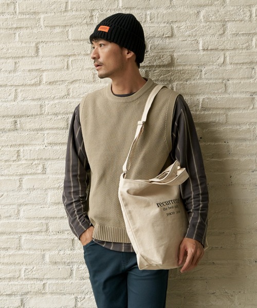 UNIVERSAL OVERALL（ユニバーサルオーバーオール）の「UNIVERSAL OVERALL ニットワッチ（ニットキャップ/ビーニー・メンズ・ブラック/グレー/オフホワイト/ブルー/グリーン・FREE）」の10枚目の写真