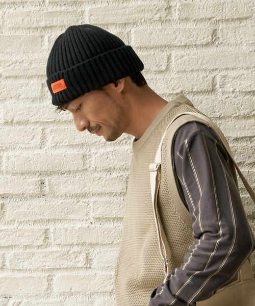 UNIVERSAL OVERALL（ユニバーサルオーバーオール）の「UNIVERSAL OVERALL ニットワッチ（ニットキャップ/ビーニー・メンズ・ブラック/グレー/オフホワイト/ブルー/グリーン・FREE）」の7枚目の写真