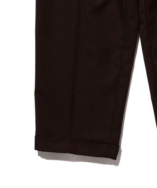 BEAMS PLUS（ビームスプラス）の「BEAMS PLUS / 2プリーツ カラー ワイドトラウザーズ（スラックス・メンズ・バーガンディー/ブラウン/その他/グリーン・L/M/S/XL）」の15枚目の写真