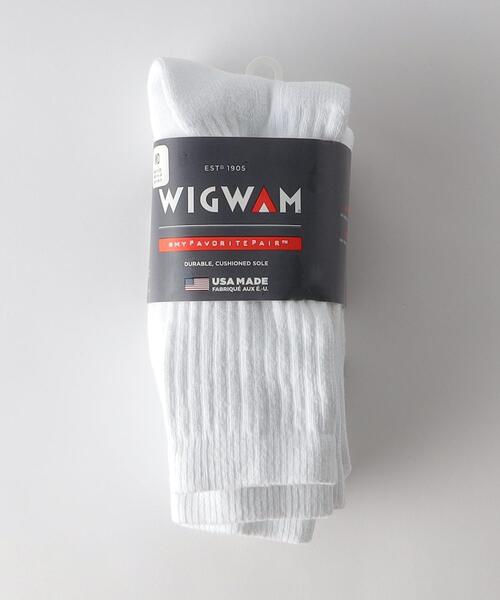 WIGWAM（ウィグワム）の「＜WIGWAM＞ S60 CREW 3PAC SOCKS WHITE/ソックス（ソックス/靴下・メンズ・ホワイト・M）」の2枚目の写真