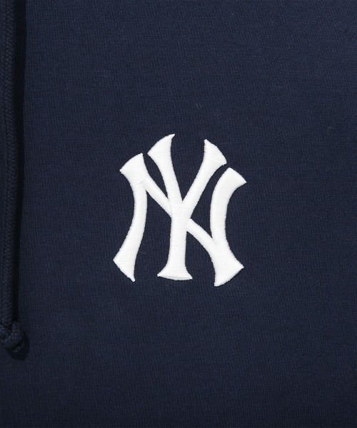 NEW ERA(ニューエラ)の「NEW ERA/ニューエラ MLB メジャーリーグ ベースボールパーカー/ニューヨークヤンキース 裏起毛 ワンポイント ロゴフーディ 13353871/13353872(パーカー・メンズ・グレー/ネイビー・M/L/XL/XXL)」の20枚目の写真