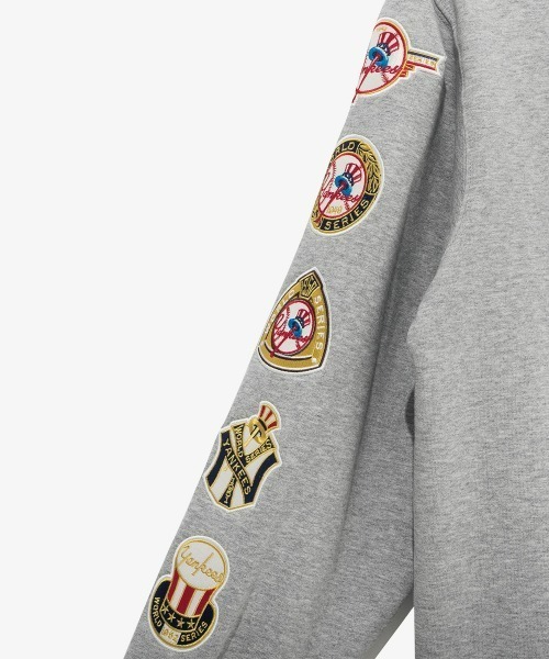 NEW ERA(ニューエラ)の「NEW ERA/ニューエラ MLB メジャーリーグ ベースボールパーカー/ニューヨークヤンキース 裏起毛 ワンポイント ロゴフーディ 13353871/13353872(パーカー・メンズ・グレー/ネイビー・M/L/XL/XXL)」の15枚目の写真