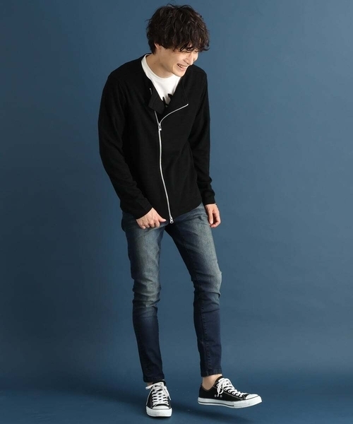 MK MICHEL KLEIN HOMME (エムケーミッシェルクランオム)の「スラブジャケット(ノーカラージャケット・メンズ・ブラック/ネイビー・44/46/48/51)」の20枚目の写真