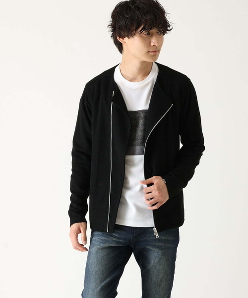 MK MICHEL KLEIN HOMME (エムケーミッシェルクランオム)の「スラブジャケット(ノーカラージャケット・メンズ・ブラック/ネイビー・44/46/48/51)」の21枚目の写真