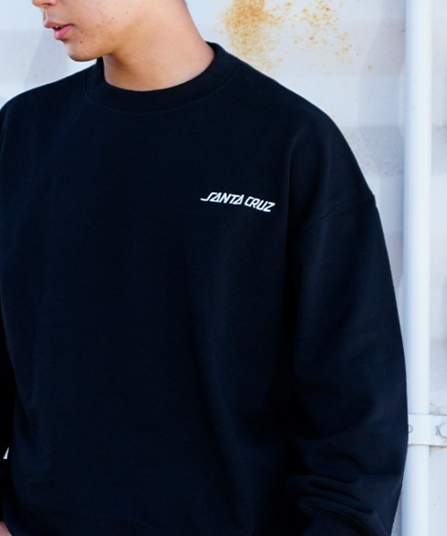 SANTA CRUZ（サンタクルーズ）の「【ムラサキスポーツ別注 WEB限定】SANTACRUZ/サンタクルーズ オーバーサイズ バックロゴトレーナー/三連ロゴ 裏起毛スウェット 502223308（スウェット・メンズ・グレー/ホワイト/グリーン/ブラック・M/L/XL）」の13枚目の写真