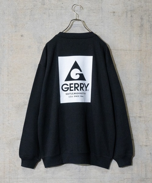 GERRY(ジェリー)の「【ag】〔GERRY/ジェリー〕 裏毛 フロントロゴ刺繍 バックロゴプリント クルーネックスウェット(スウェット・メンズ・ダークグリーン/アッシュグレー/ブラック/ホワイト・X-LARGE/MEDIUM/LARGE)」の21枚目の写真