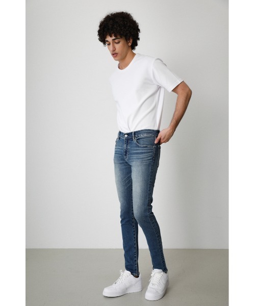 AZUL by moussy（アズールバイマウジー）の「A PERFECT DENIM Ⅱ/アパーフェクトデニムⅡ（デニムパンツ・メンズ・ブラック/ブルー/ワンウォッシュ・SMALL/MEDIUM/X-SMALL/LARGE/X-LARGE）」の14枚目の写真