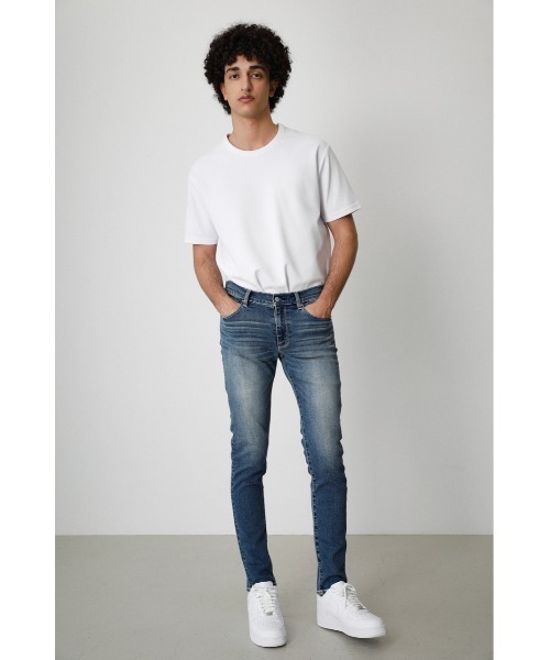 AZUL by moussy（アズールバイマウジー）の「A PERFECT DENIM Ⅱ/アパーフェクトデニムⅡ（デニムパンツ・メンズ・ブラック/ブルー/ワンウォッシュ・SMALL/MEDIUM/X-SMALL/LARGE/X-LARGE）」の15枚目の写真